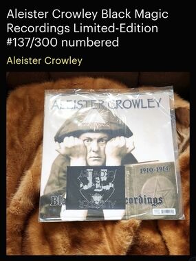 Aleister Crowley Black Magic Recordings Limited-Edition #137/300 numbered